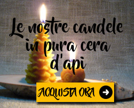 candele in cera d'api